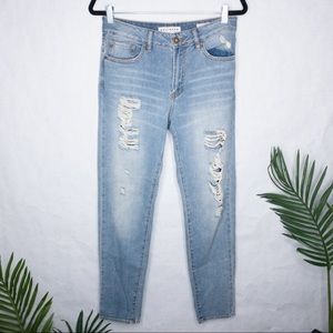 Bullhead Pacsun Boyfriend Distressed Denim Jeans 5